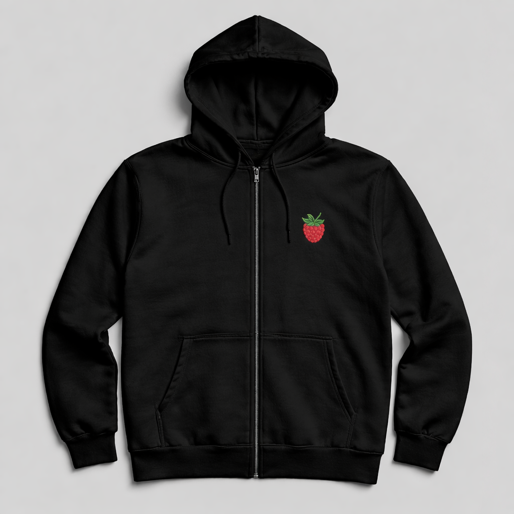 Mikina Maliny Zips - Čierna