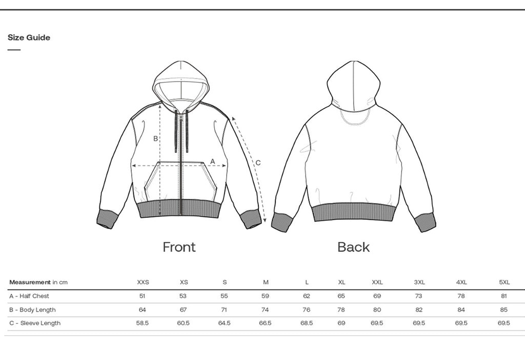 Mikina Maliny Zips - Čierna