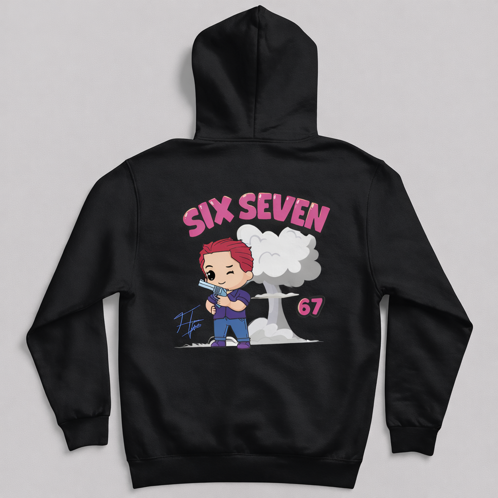 Mikina Haouseek Six Seven - Čierna